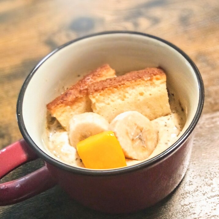 カステラとフルーツDeヨーグルト〜毎日ヨーグル!〜